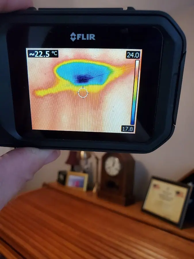 Thermal imaging inspection for water damage in Lockwood