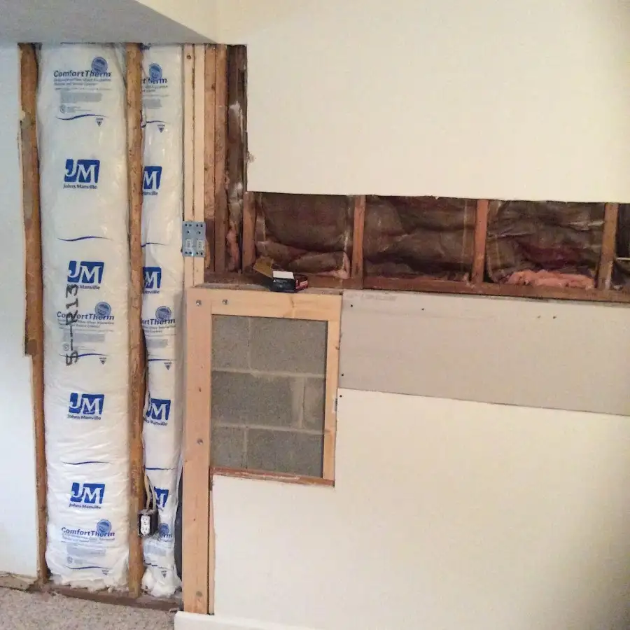 Wall insulation replacement during Odor Removal & Deodorization in Lockwood